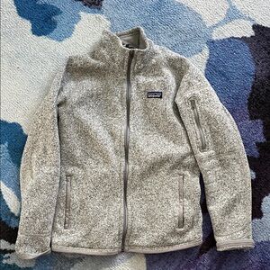 Patagonia gray better sweater full zip jacket